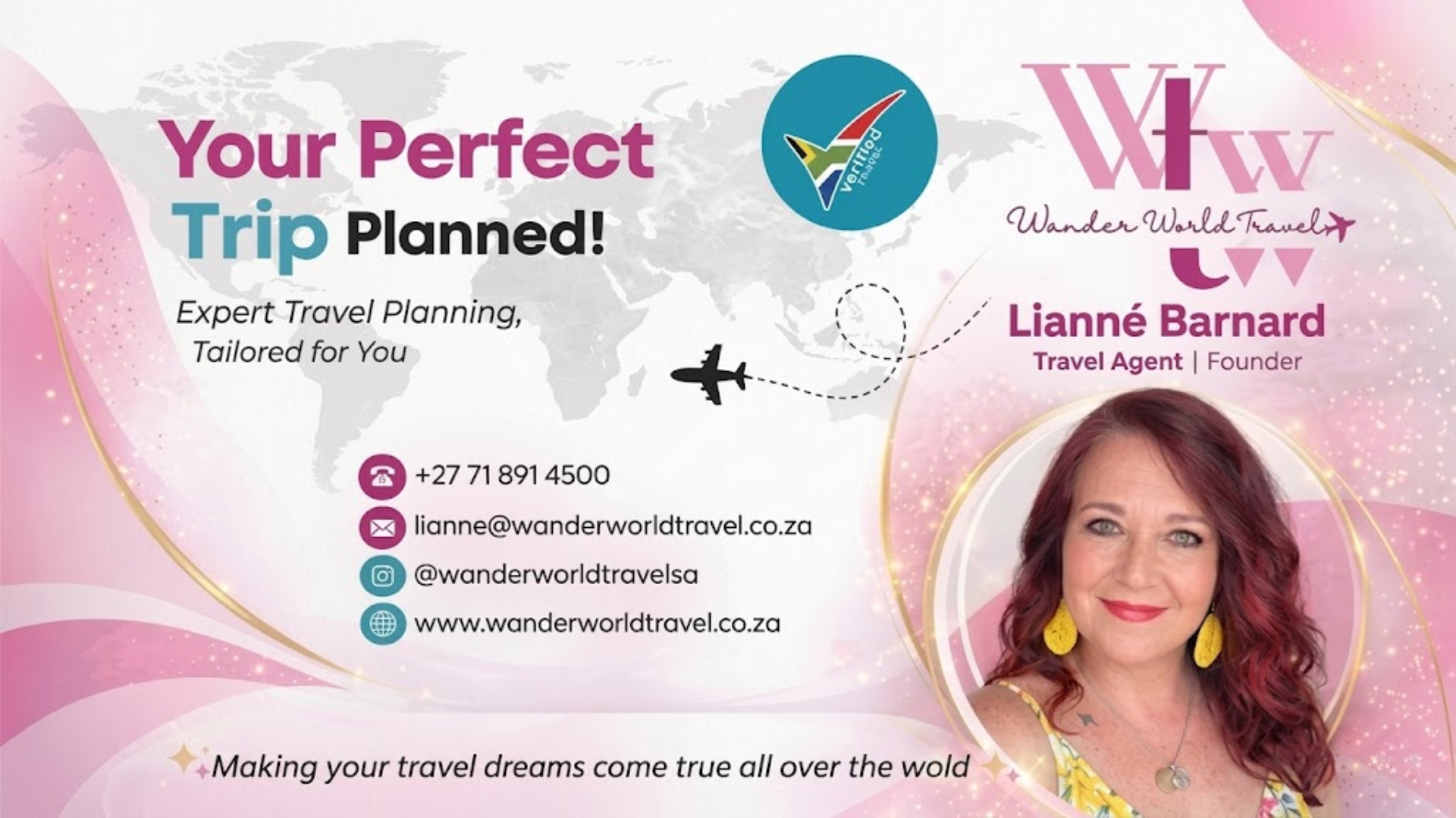 Wander World Travel South African Travel Agency Helping Clients Book International Holidays Flights Accommodation Cruises And Customised Travel Packages